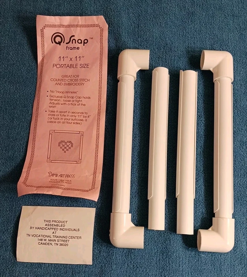 Q-Snap 11x11 Frame Cross Stitch Embroidery Needlework Portable New  - Image 1 of 4