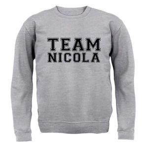 Team Nicola - Kids Hoodie / Sweater - Gig Pop Tour Roberts Girls Singer Lyrics - Picture 1 of 20