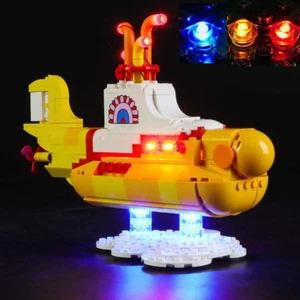 USB Light Kit for LEGO Yellow Submarine 21306 Brick Building Set Blocks-Not Incl - Picture 1 of 12
