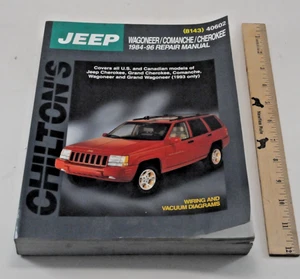 Chilton Repair Manual (8143) 40602 Jeep Wagoneer Comanche Cherokee 1984-96 - Picture 1 of 10