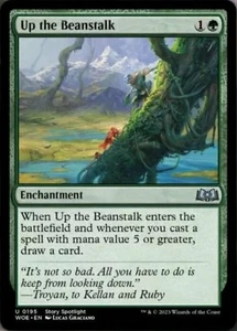 Magic The Gathering MTG UP THE BEANSTALK Wilds of Eldraine NM Near Mint - Picture 1 of 1