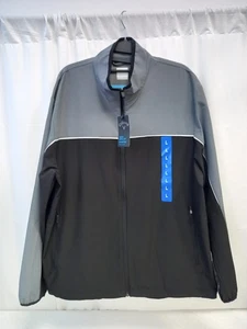 ❤️ Callaway Black Grey Golf Jacket Size Large BNWT - Picture 1 of 6