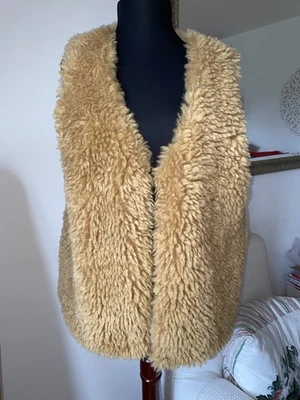 King Louie Amsterdam Weste Plüsch Teddy Kunstfell Blogger Zara Gr 38 wie Neu - Bild 1 von 4