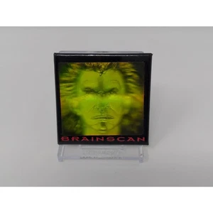 Brainscan 1994 Hologram Movie Film Promo Advertising Pinback Button Pin Sci Fi - Picture 1 of 5