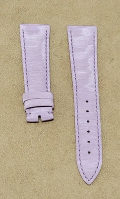 Correa de reloj suizo Geneve rosa suizo correa de tela Chopard fabricante de equipos originales reloj suizo de 20 mm Foto 1 de 4