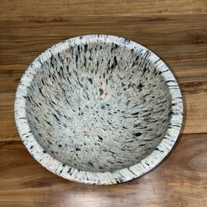 Vintage Retro Brookpark Colorful Melamine 8" Confetti Splatter Mixing Bowl - Picture 1 of 3