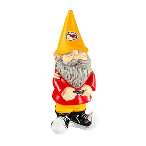Kansas City Chiefs 11 Zoll Gartenzwerg: Rasenstatue für Außen- & Innendekoration - Bild 1 von 2