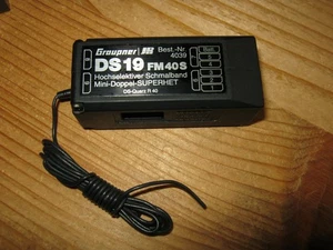 TOP Empfänger Graupner DS 19 40 Mhz 4039 für 9 Servos  - Bild 1 von 1