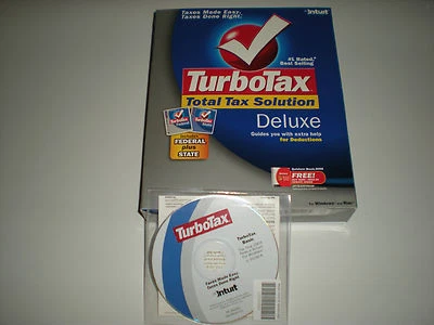 Turbotax 2005 Deluxe with state and 2003 Basic. New. - Image 1 of 2