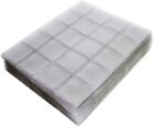 100 - SUPERSAFE 1 1/2" x 1 1/2" MINI COIN FLIPS, ARCHIVAL QUALITY 1.5" x 1.5"