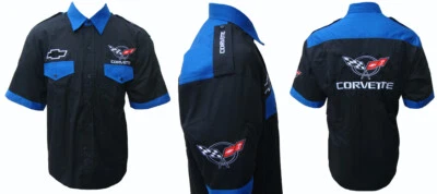 Camisa de fanático de carreras de deportes de motor Corvette C5 S-M-L-XL-XXL-XL-4XL-5XL-6XL o 7XL Foto 1 de 4