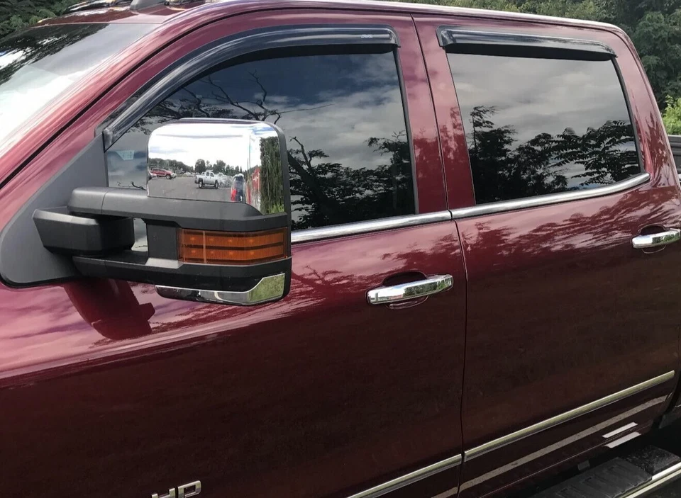 Наружные дождевики AVS 3M для Silverado & Sierra 2014-2018 годов выпуска с полной двойной кабиной - Изображение 1 из 4