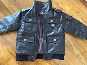 leather jacket for 1 year old boy