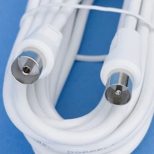 2,5 m Antennenkabel TV Anschlusskabel Koax-Stecker Koax-Buchse - Bild 1 von 4