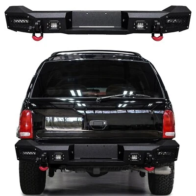 Vijay Fit 1998-2003 Dodge Durango Steel Rear Bumper with D-Rings & LED Lights - Image 1 of 4