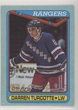 1990-91 O-Pee-Chee Box Bottoms Darren Turcotte #K Rookie RC