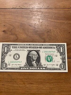 July 15 2014 Birthday/Anniversary 💵 One Dollar Note 10215074 - Image 1 of 4