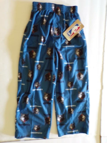NEW NBA-  Minnesota Timberwolves Boys Pajama Pants, SIZE: Small (4) Blue NWT Cover