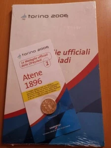 TORINO 2006 Le Medaglie ufficiali delle Olimpiadi 1 Atene 1896 Gazzetta Sport - Foto 1 di 2