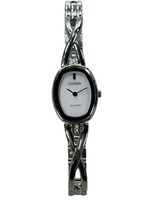 Citizen Eco-Drive EX1410-53A Silver Dial Bangle Watch - Picture 1 of 4
