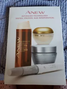 (3) Avon Anew Advanced Technology Tested, Proven, Age Intervention Marketing. - Picture 1 of 8