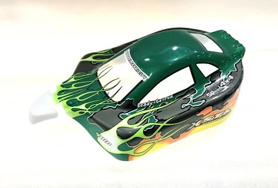 10073  BODY SHELL GREEN/ORANGE/WHITE XSTR CHEETAH/GRAMPUS 1/10 BUGGY HSP - Image 1 of 4