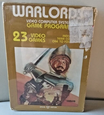 Warlords ; Atari 2600/VCS; Cart; CX2610 DMG box (B Dmg Smll Sticker/dent) - Image 1 of 4
