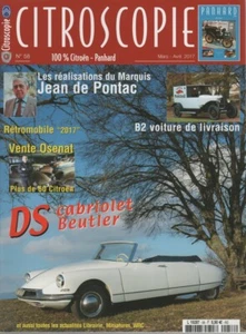 CITROSCOPIE 58 CITROEN 2CV DE PONTAC CITROEN ID19 CABRIOLET BEUTLER 1959 B2 1921 - Imagen 1 de 2