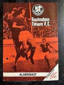 SWINDON TOWN F.C V ALDERSHOT - 10. FEBRUAR 1976 - Bild 1 von 2