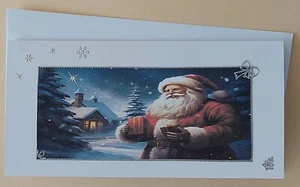 Weihnachtskarte Frohe Weihnachten Mit Umschlag Handarbeit Grusskarte Unikat  - Bild 1 von 24