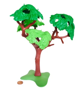 Playmobil Big Tree Vegetation  w/ branches & green platform - C61 - Picture 1 of 5