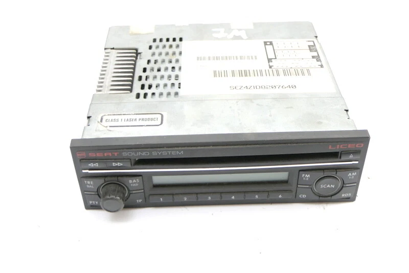 Seat Alhambra 7M Radio Beta CD Player 7M7035186B mit Code - Bild 1 von 3