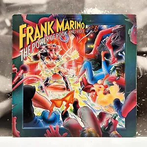 FRANK MARINO – THE POWER OF ROCK AND ROLL LP VG/EX- 1981 US 1st COLUMBIA FC37099 - Imagen 1 de 5