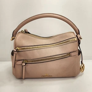 Michael Kors Lorimer Medium Satchel Fawn Crossbody Bag Size 11” X 7.5” X 5” - Picture 1 of 12