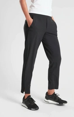 ATHLETA Brooklyn Ankle Pants Black Travel Size 12 - Image 1 of 4
