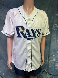 2016-2020 Princeton Rays Appalachian League Game Worn Jersey White #7 Rawlings - Picture 1 of 10