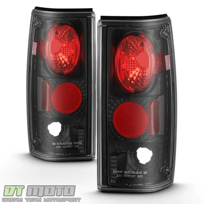 Black 82-93 Chevy S10 Blazer GMC Jimmy Sonoma Altezza Tail Lights Left+Right - Image 1 of 4