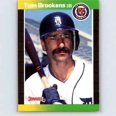1989 Donruss Tom Brookens #508c Detroit Tigers - Image 1 of 2