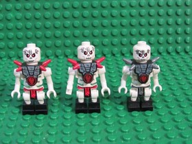 Lot of 3 LEGO Minifigures Ninjago Skeleton Army Frakjaw FJ26