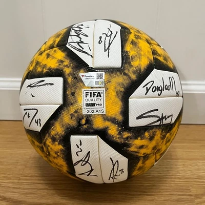 2019 Real Salt Lake Team Issued Soccer Ball MLS  Signed by Teams Roster Fanatics - Image 1 of 4