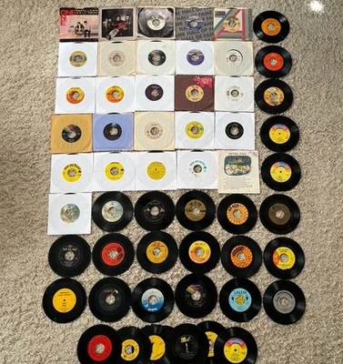 45 Record Lot Beatles/Beach Boys/The Who/Elton John - Image 1 of 4