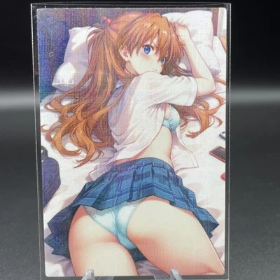 Asuka Langley Anime Waifu Card Doujin ACG Goddess Holo - Image 1 of 4