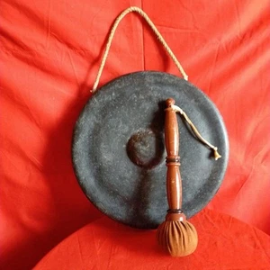 Japanese Buddhism Bronze dora gong drum 11.8 inch diameter - Picture 1 of 10