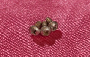 CS Spec Medium Aged Nickel Plated Truss Rod Cover Screws (3x) For Gibson Guitars - Picture 1 of 1