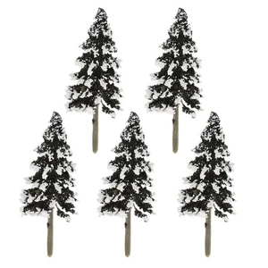 5 Stück Weihnachtsbaum Landschaft Modelle Sand Tisch Materialien Mini Fake - Bild 1 von 12