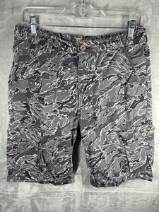 Lucky Brand Shorts 18 Boys Youth Size Gray Camo Cargo Pockets Classic Fit Logo - Picture 1 of 12