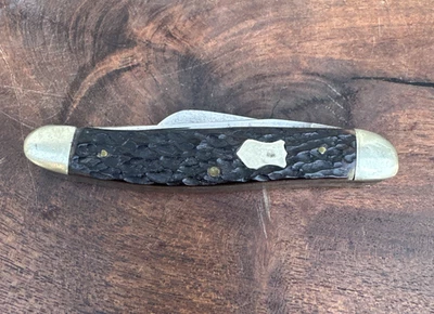 Vintage ERN Solingen Germany 3 Blade Pocket Knife Crown & Cutlass Logo Stainless - Image 1 of 4