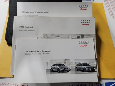 AUDI A4 2009 MANUAL DEL PROPIETARIO Y ESTUCHE (REF. RÁPIDA, MANTENIMIENTO) Foto 1 de 4