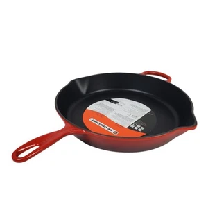 Le Creuset Signature Enameled Cast Iron Deep Skillet 13.5" Cerise - Picture 1 of 8