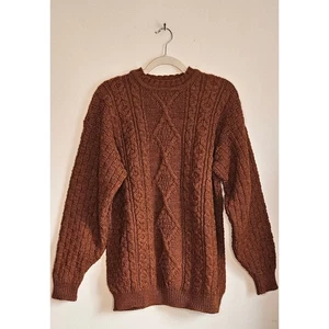 Suéter Cabela's 100 % pura lana nueva para hombre, óxido, talla L, Irlanda - Imagen 1 de 5